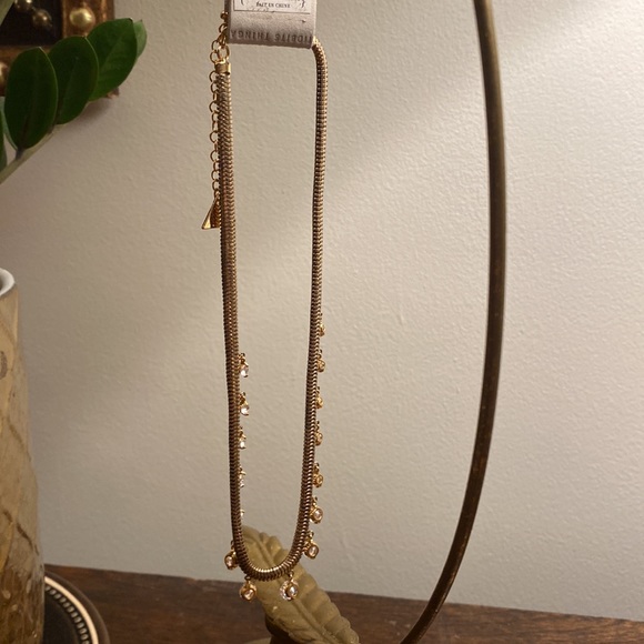 COPY - Anthropologie, serefina gold chain / crystal necklace, NWT!! - Picture 6 of 8